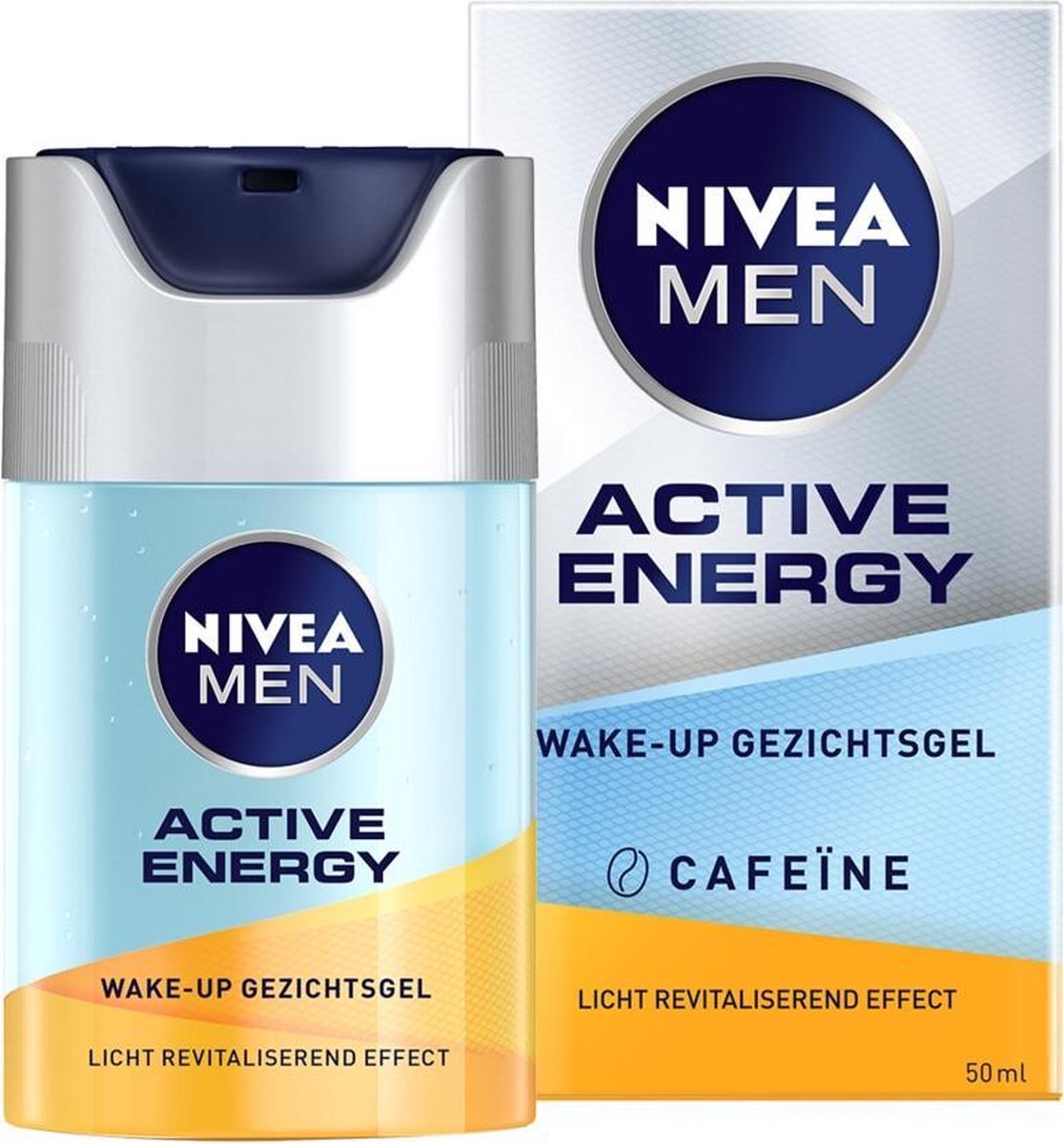 Doorzichtig Geniet Formulering NIVEA MEN Active Energy Wake-up Gezichtsgel - 50 ml | bol.com