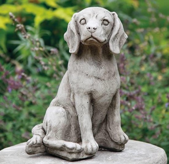 Tuinbeeld Beagle Hond | Stenen Beelden | Dieren Beelden | Stenen Honden | 1... bol.com
