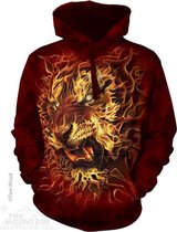 Hoodie Fire Tiger