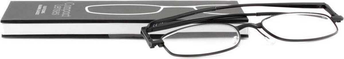 Leesbril If Compact-Jet opvouwbaar zwart-+1.50