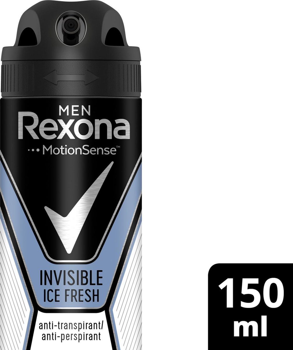 Goedkoopste Rexona Men Invisible Ice - Deodorant - 150 ml