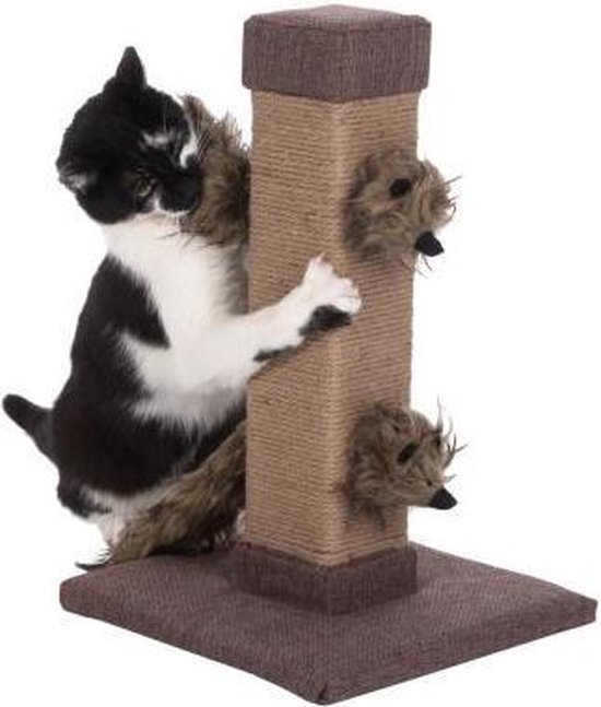 Arbre De Jeu Gold Fox Poteau A Griffer Poteau A Gratter Pour Chats Poteau A Bol Com