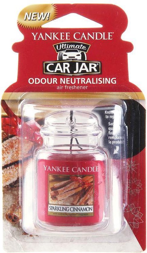 Yankee Candle - Autoparfum - Sparkling Cinnamon - Car Jar Ultimate | bol.com