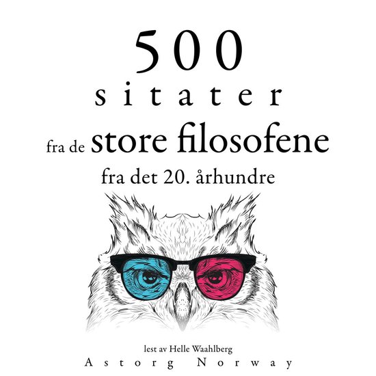 500 sitater fra store filosofer fra det 20. århundre - cover