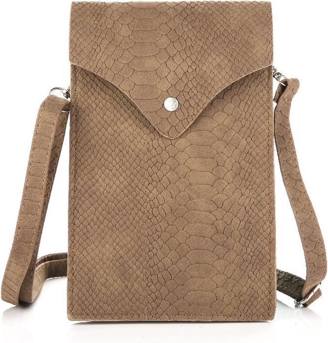 Klein Tasje Snakeprint Coffee