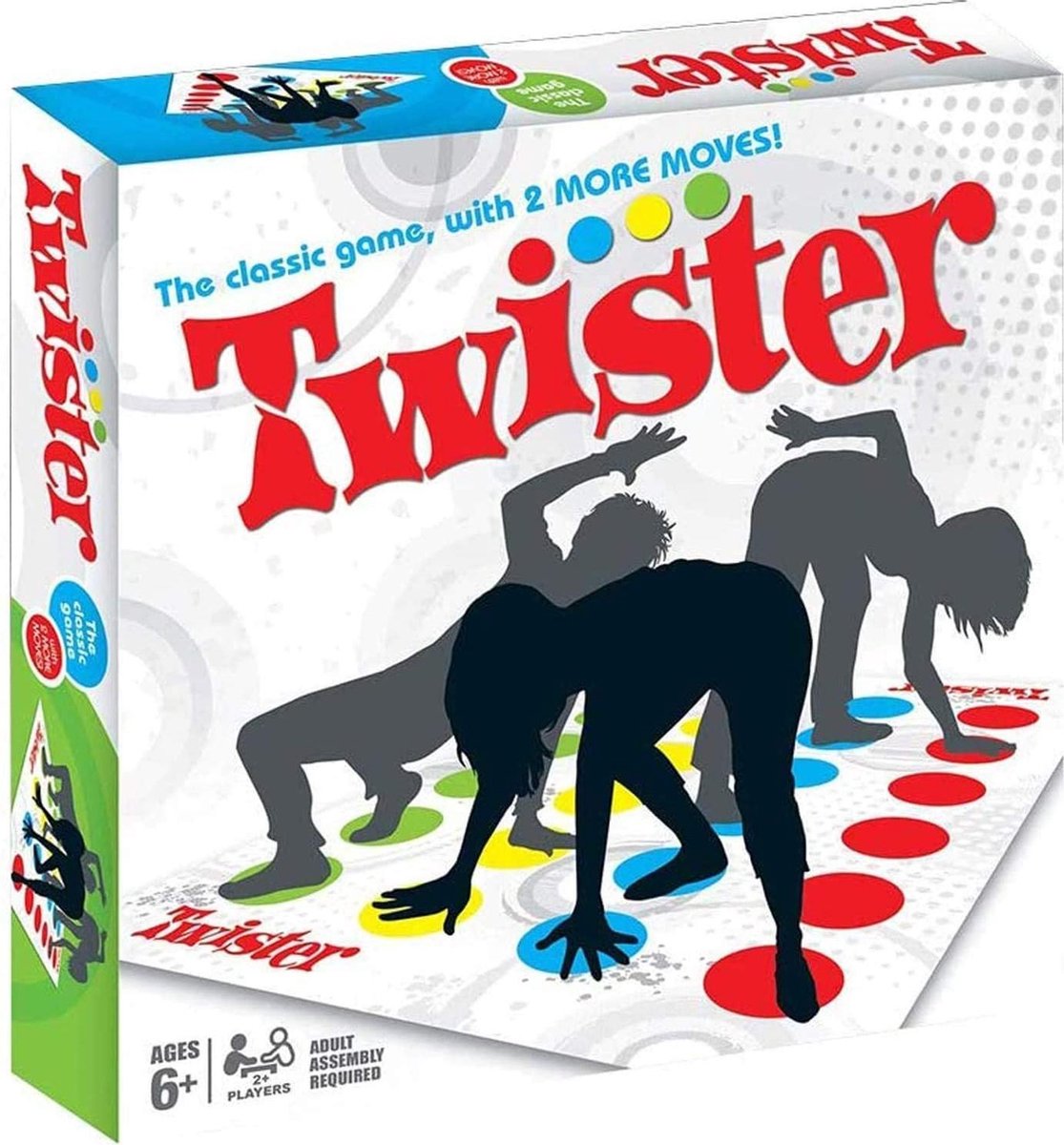 Twister Spel - Behendigheidsspel - Kinderen - Volwassenen - Reiseditie - Merkloos