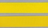 gekleurd klittenband geel  - 506 geel - innaaibaar of inlijmbaar - 0,5 m x 2 cm - klitteband