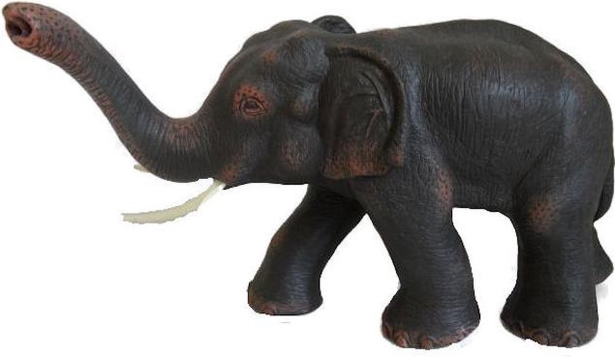 Ochtend profiel Soldaat Beeld olifant lengte 28 cm hoogte 16 cm breedte 11 cm kleuren bruin grijs  roze. | bol.com