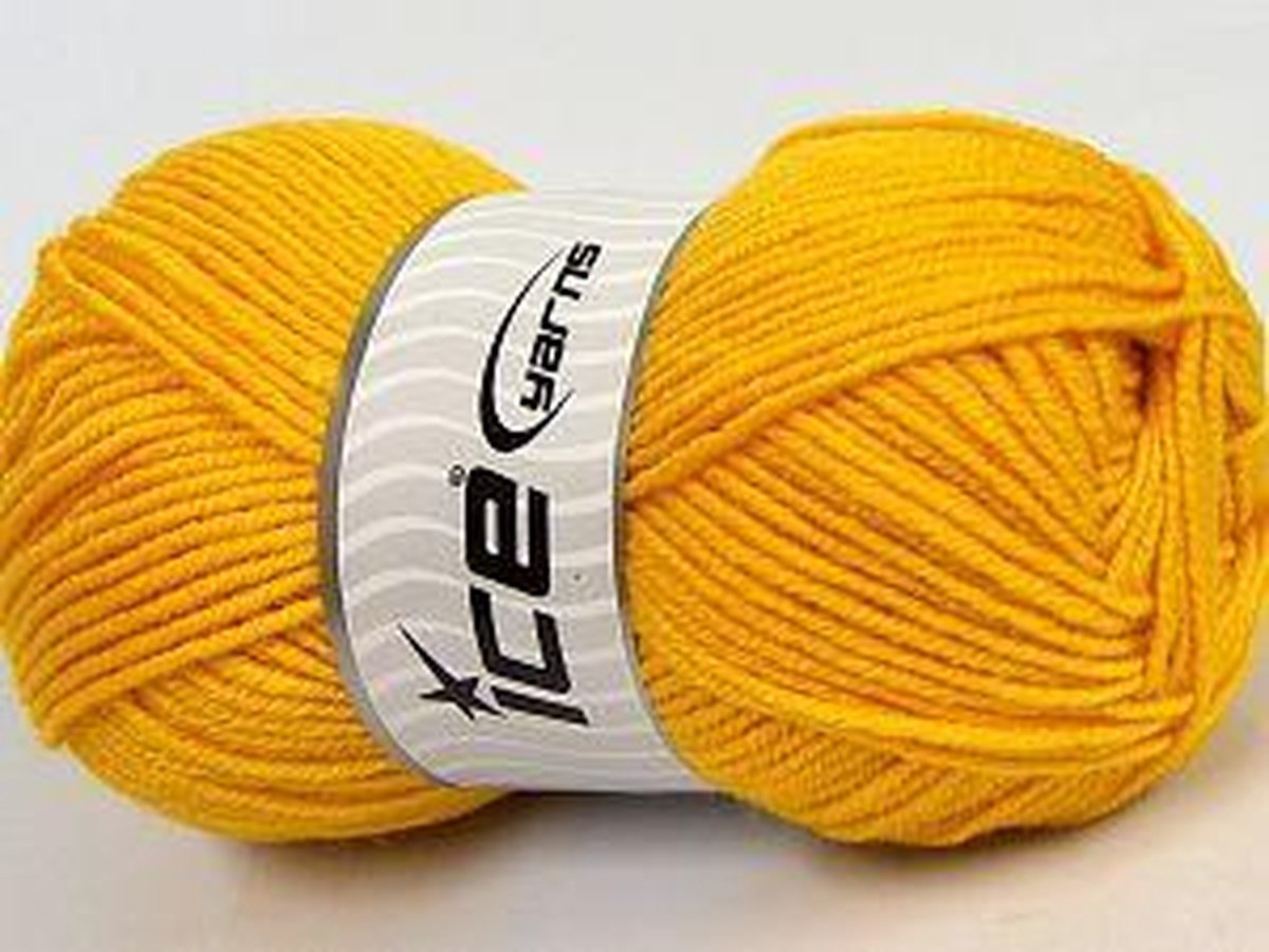 Merino wol garen geel breiwol kopen 60 merinowol gemengd met 40 acryl garens