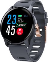 DrPhone M7 Smartwatch voor Mannen / Vrouwen -  Waterdicht IP68 - Zwemmen - Hardlopen - Berichten ontvangen - Slimme Horloge - Blauw