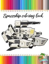 Spaceship coloring book