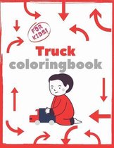 Truck coloringbook for kids