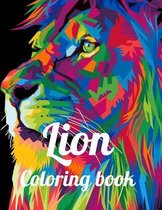 Lion coloring book