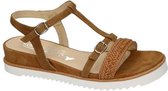 Softwaves -Dames -  cognac/caramel - sandalen - maat 41