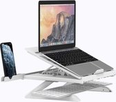TRON Laptopstandaard - Ergonomisch - Verstelbaar - 10 tot 17 inch - 9 standen - Inklapbare laptopstandaarden