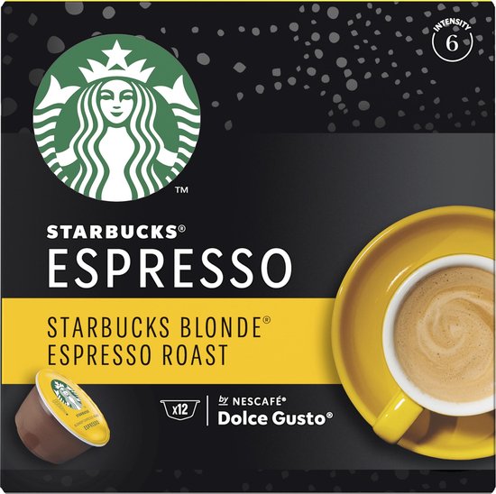 Starbucks by Dolce Gusto capsules Blonde Espresso Roast 36
