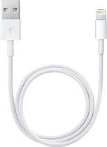 1 x Iphone lader Lightning naar USB kabel voor Oplader - 1 Meter Lightning cable - Oplaadkabel voor Apple iPhone XR / XS Max / XS / 8 (Plus) / 7 / 6 + voor Apple iPad 9