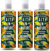 Faith in nature grapefruit en orange shampoo en 2 conditioner