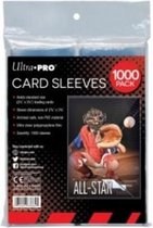 Ultra Pro Clear Card Sleeves for Standard Size Trading Cards 1000 stuks - 2.5" x 3.5"