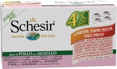 Schesir Hond Blik Multipack 4x85 g Kip&Lam