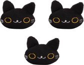 Make Me Purr Mini Black Cat Set (3 stuks) - Kattenspeeltjes met Catnip Kattenkruid - Kattenspeelgoed - Speelgoed voor Katten - Kat Speeltje - Kitten Speeltjes - Maat: One size