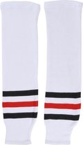 Chaussettes de Hockey sur glace Chicago Blackhawks blanc / rouge / noir Junior