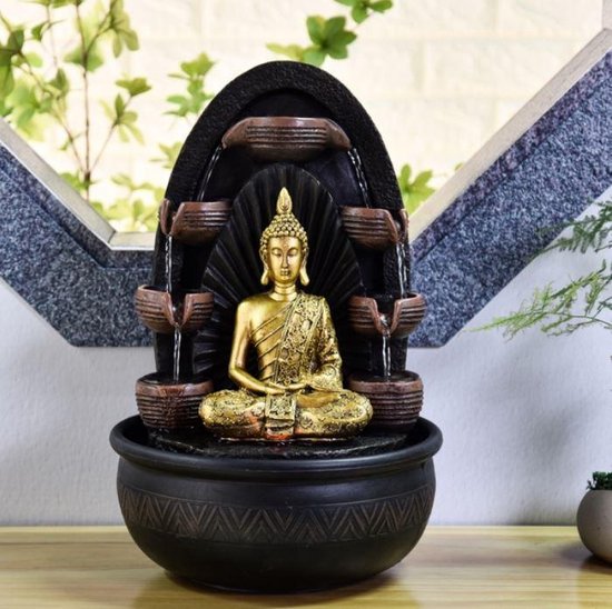 Fontein Boeddha Chakra 40 cm hoog - fontein - interieur - fontein voor  binnen - zen -... | bol.com