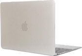 Macbook 12 inch case van By Qubix - Transparant (clear) - Macbook hoes Alleen geschikt voor Macbook 12 inch (model nummer: A1534, zie onderzijde laptop) - Eenvoudig te bevestigen m