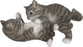 Esschert Design Kittens 26,2 X 14,8 Cm Polyresin Grijs/wit