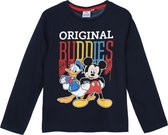 Disney Mickey Mouse en Donald Duck longsleeve maat 98