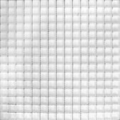 Alfa Mosaico Mozaiek Invierno mat wit glas  1,8x1,8x0,8 cm -  Wit Prijs per 1 matje.