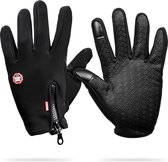 Waterafstotend & Windproof Thermische Touchscreen Handschoenen I Zwart I EXTRA LARGE