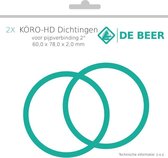 De Beer hd ring 2 60x78x2,0 a 2 stuks