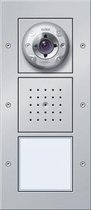 Gira VIDEO 1-voudig opbouw deurstation met infoschild 1x call knop, busSysteem, aluminium zilver