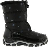 Antar Moonboots BN 122.01 Black meisjes snowboots zwart dessin