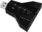 SVH Company Externe Geluidskaart USB 2.0 - 7.1 CH 3D Virtual Surround Sound Card - Audio Kaart Adapter