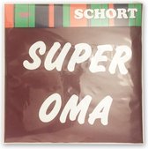 KEUKENSCHORT MET TEKST "SUPER OMA"