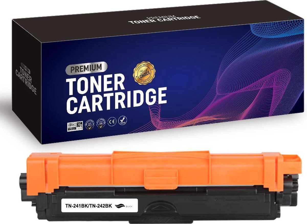 PREMIUM Compatibele Toner Cartridge voor TN-241BK/B242BK Zwart met 2500 paginas