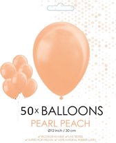 Perzik kleur ballonnen 30cm | 50 stuks