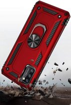 ZKl Telecom Telefoonhoesje - Back Cover - Geschikt Voor Samsung Galaxy A71 - Rood