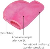 Make-up remover - Microfiber - Herbruikbare - Magic make up / makeup eraser - Roze - extra zacht - ook voor problematische huid