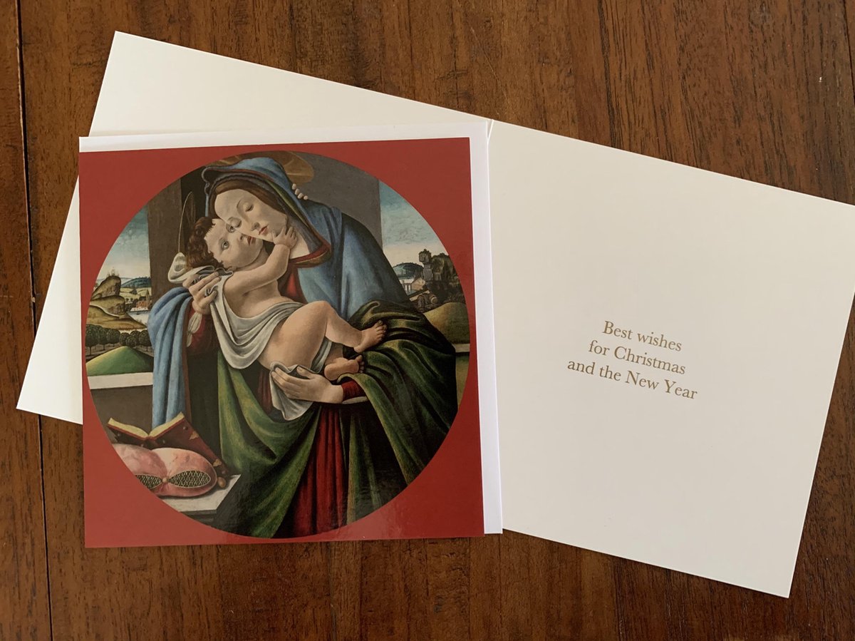 Fitzwilliam Museum Christmas cards Virgin and Child Tondo ~ Kerstkaarten Maria