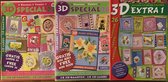 Hobbyboek 3D Eigen Wenskaarten Maken ~ Knutselboek Set Bloemen II