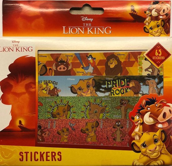 Stickers Le Roi Lion