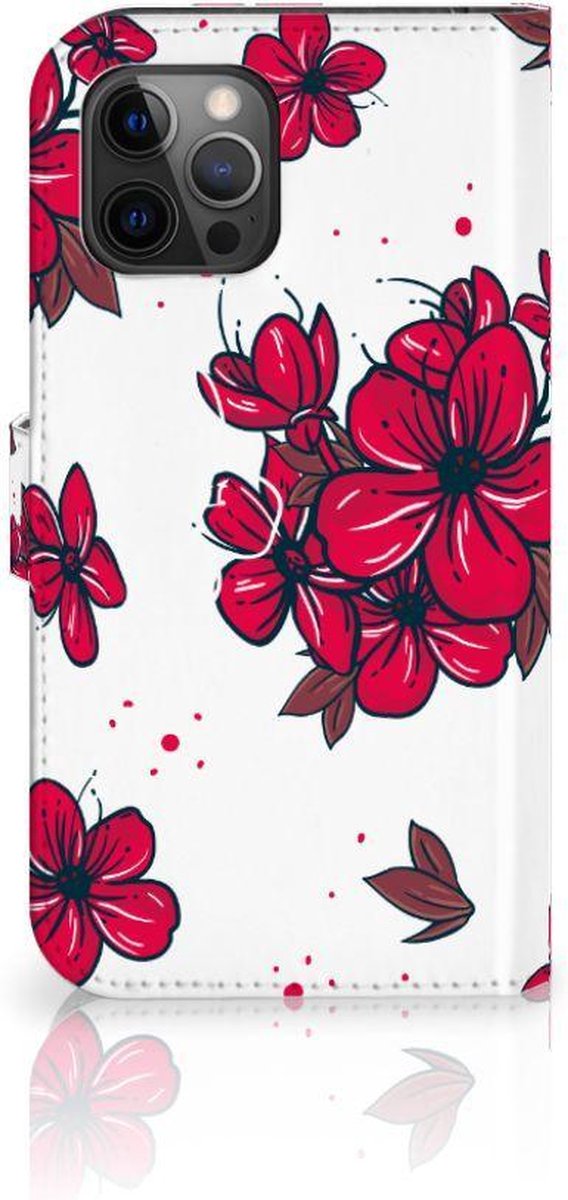 Apple iPhone 12 Pro Max Hoesje Blossom Red