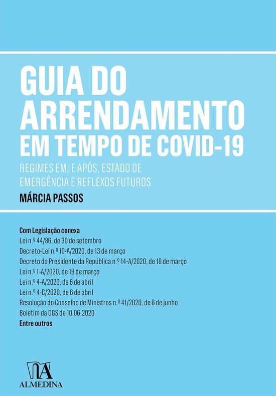 Guia do Arrendamento em Tempo de Covid-19 - Regimes Em, e Ap ... - cover