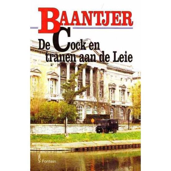 Cover van het boek 'De Cock en tranen aan de Leie' van A.C. Baantjer