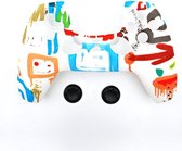 Playstation 5 Siliconen Skin Voor Dualsense Controller - Graffiti - Cover - Hoesje - Siliconen skin case + Grip set