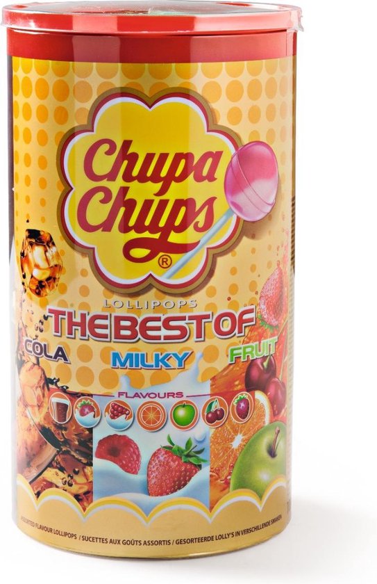 Sucettes Chupa Chups milky - Les 100