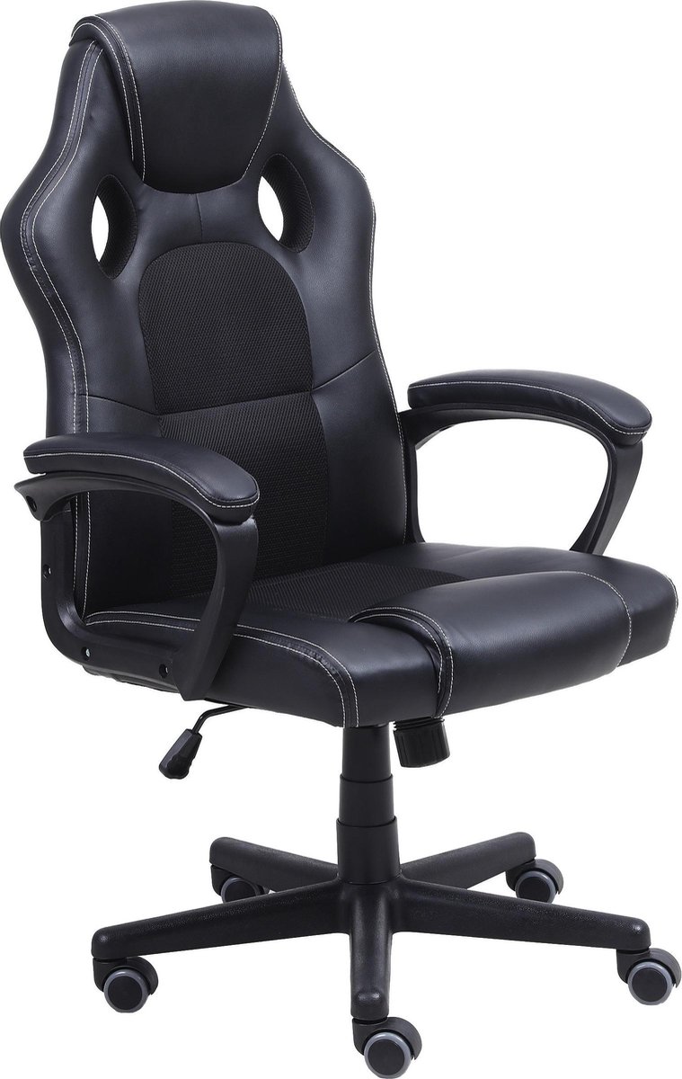 Alora Gaming stoel LBRacestoel zwart Bureaustoel Gaming Chair